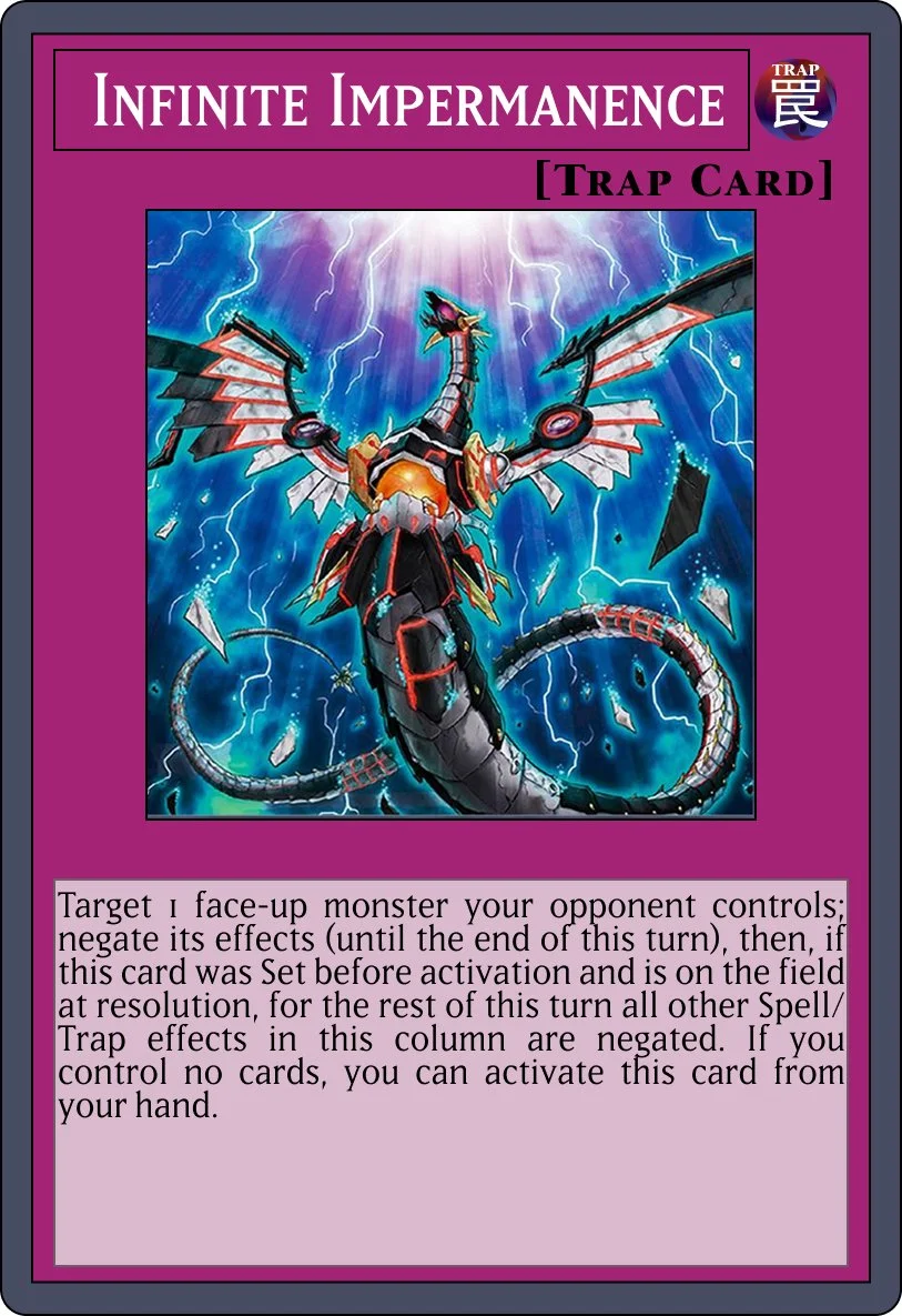 Trap Card - Infinite Impermanence Prototype 3 made by Marie Libeau