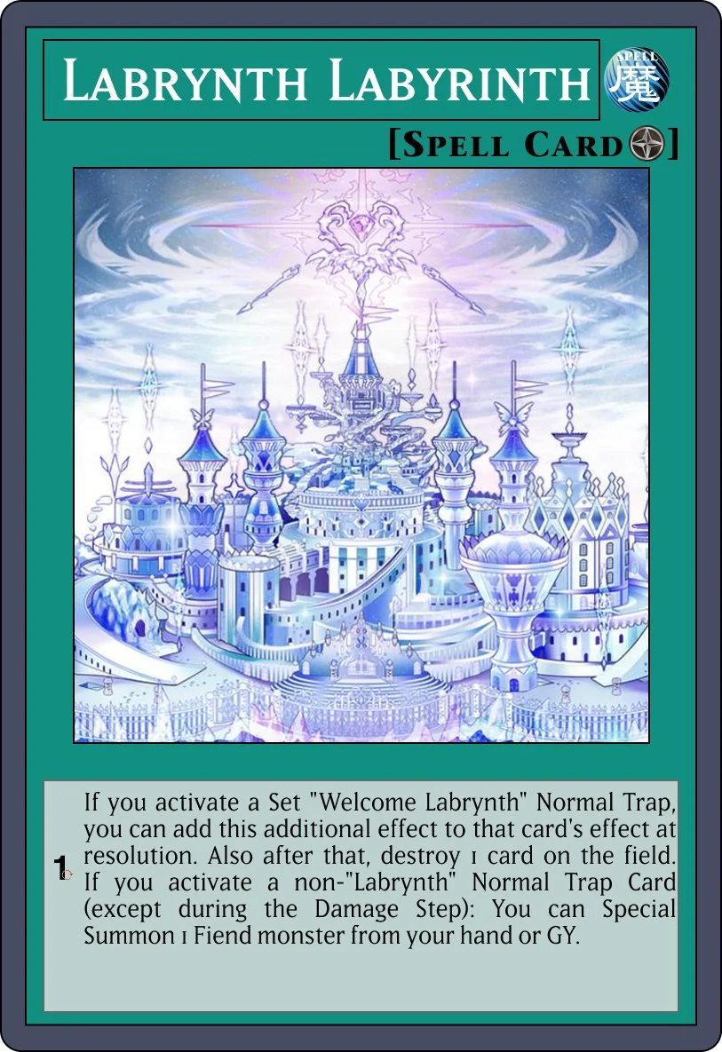 Spell Card - Labrynth Labyrinth Prototype 2 made by Marie Libeau