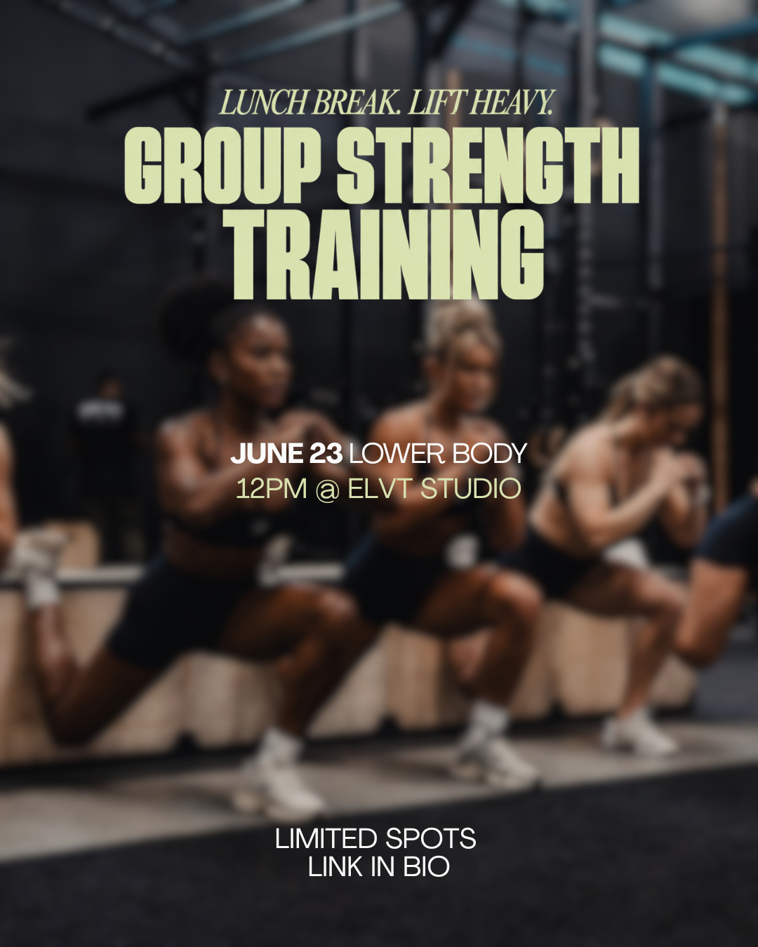 GROUP FITNESS LOWER BODY | JUNE 23