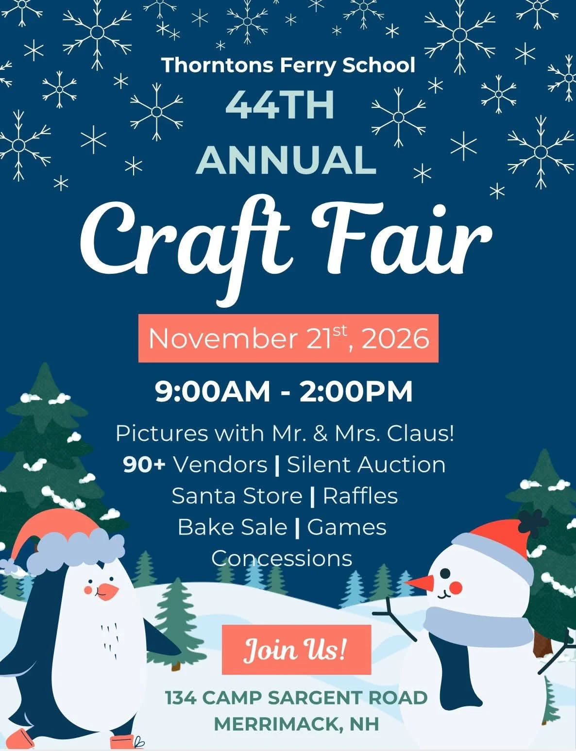 Thorntons Ferry School's 44th Annual Holiday Craft Fair