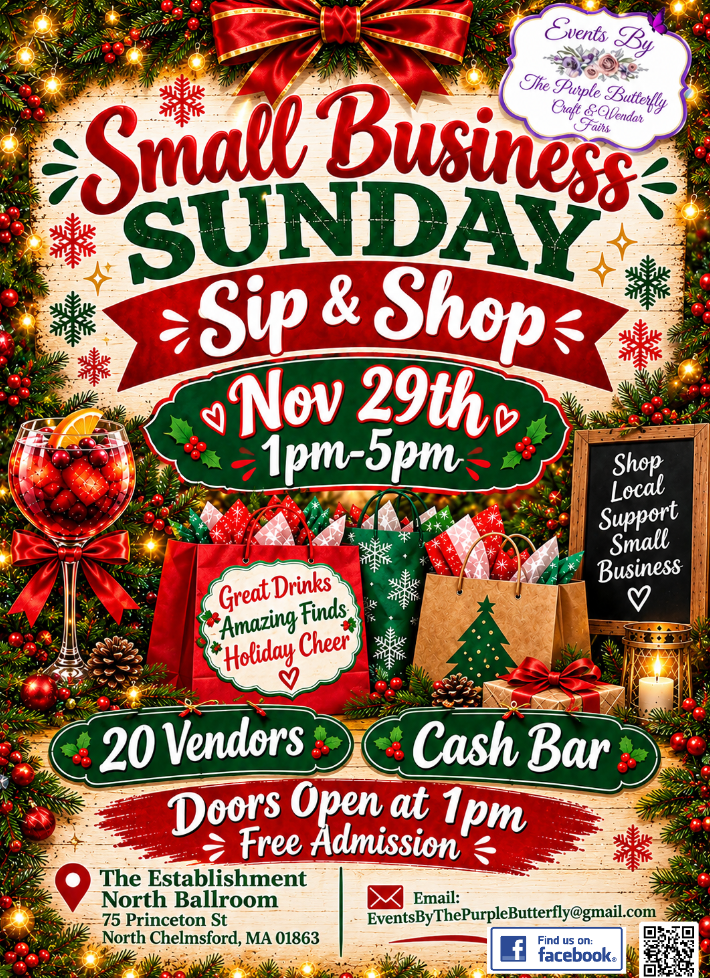 Small Business Sunday Sip & Shop