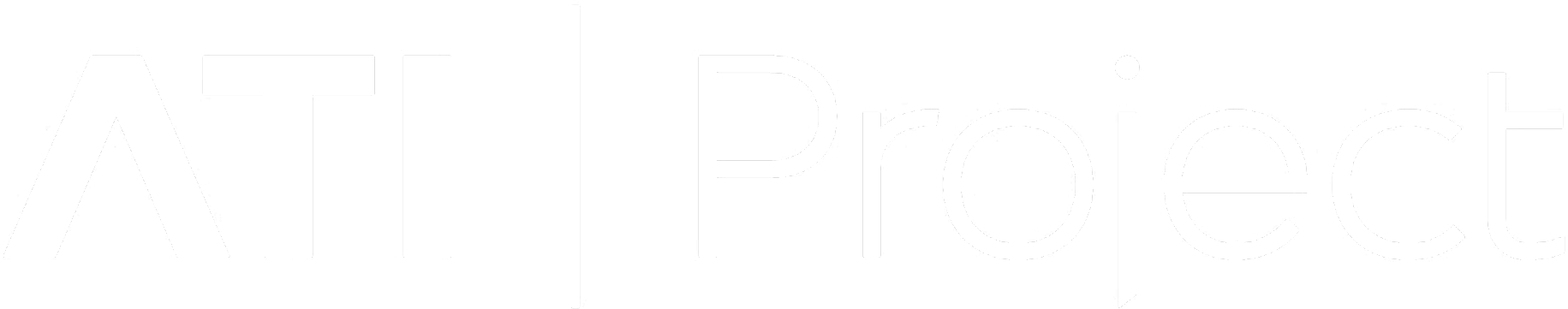 ATI Project logo in black and white