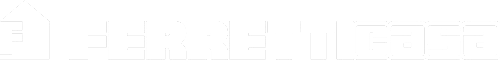 Company logo with the words 'Ferretti Case' in bold black and white