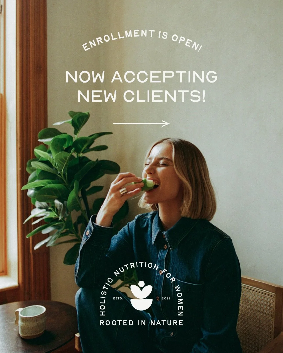 Enrollment is OPEN ✨

🤗If you&rsquo;re looking for personalized, root-cause support (not another quick fix) for your gut and/or hormonal issues, I&rsquo;d love to chat! 

👇🏻Some of the most common issues I help clients with are:

- bloating
- cons