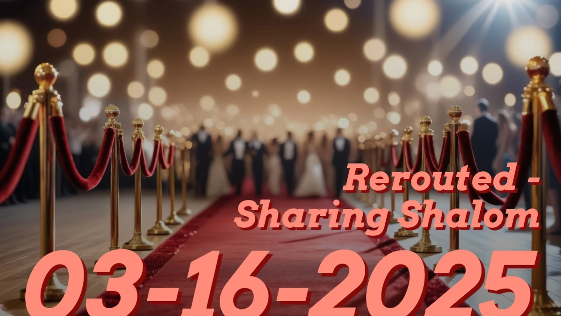 Rerouted - Sharing Shalom
