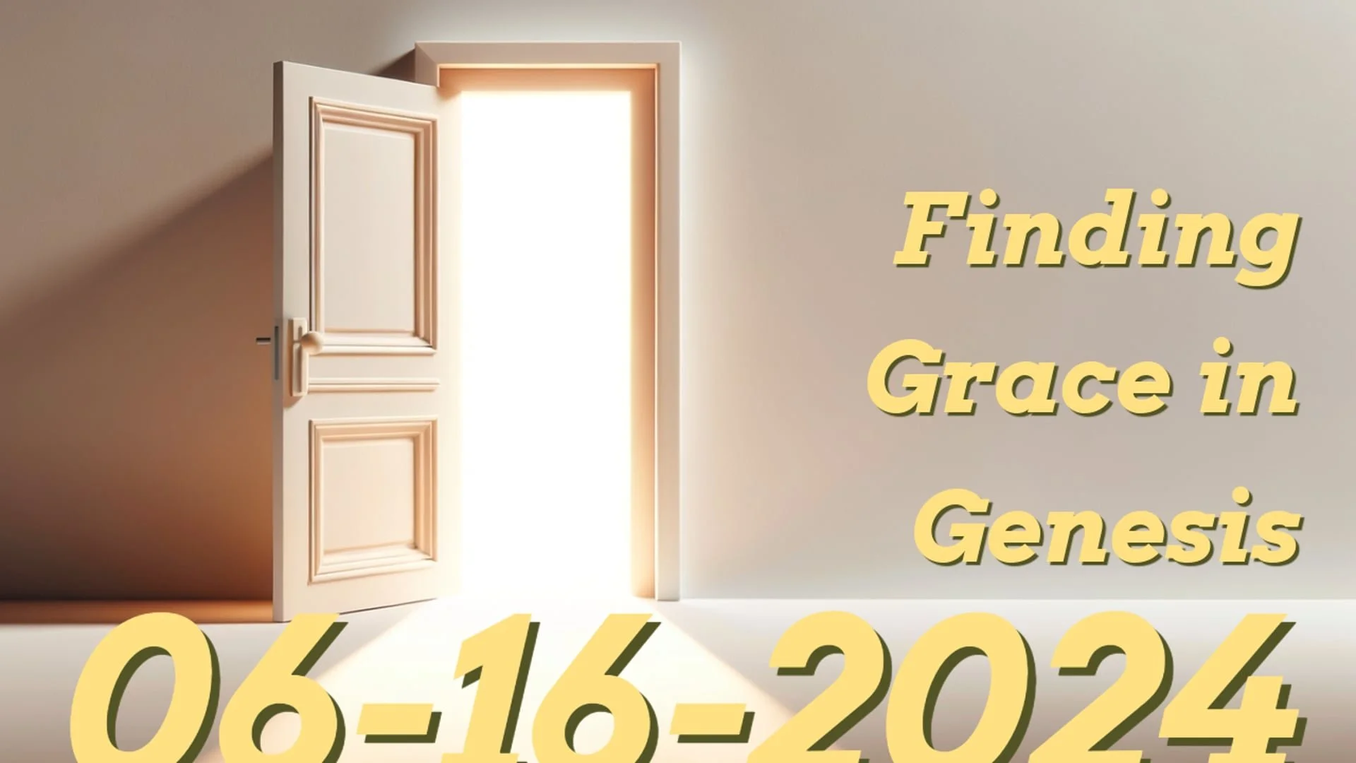 Finding Grace in Genesis