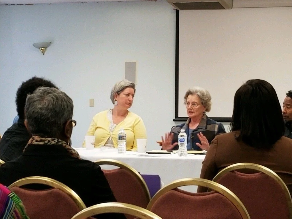 Speaking at NAACP meeting on affordable housing with Panke Miller 