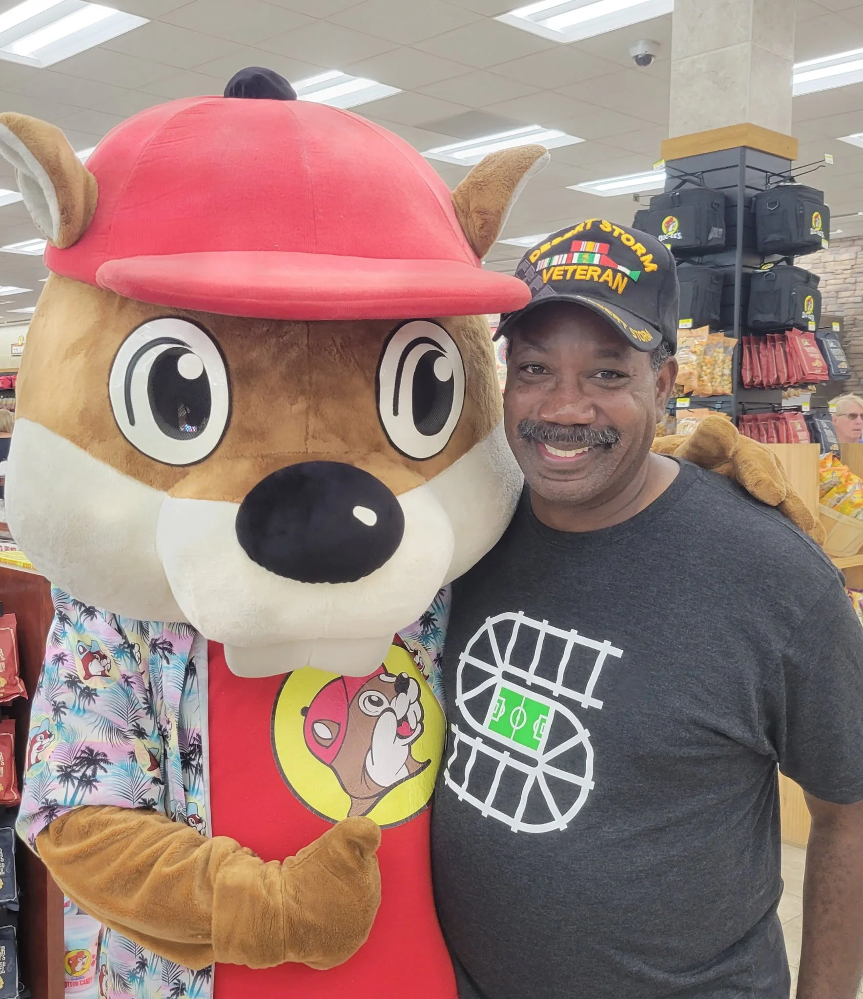 Hanging out at Buc-ee's