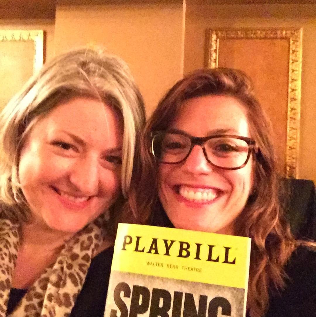 At Springsteen on Broadway with friend Natalia
