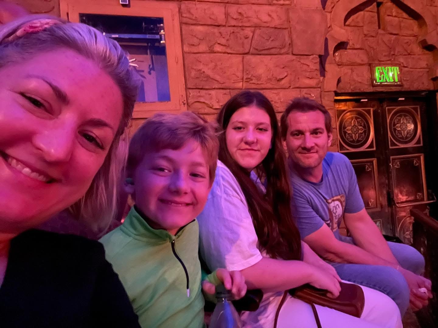 At the Tedeschi Trucks Band with family