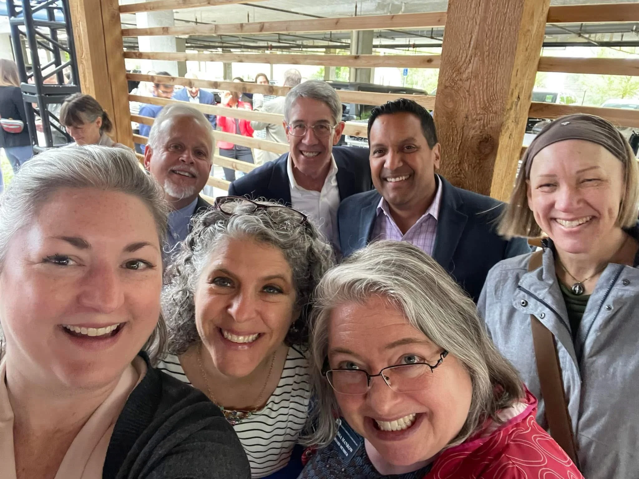 With fellow PCCI board members at opening of Thrive Sweet Auburn