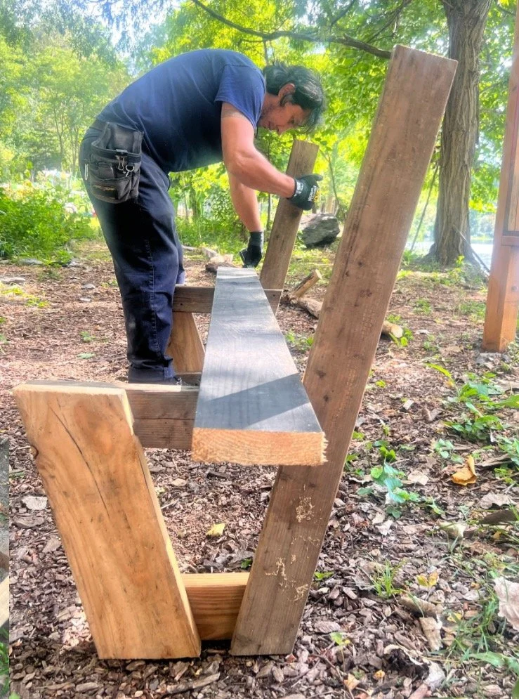 Three benches and a Peace Pole now offer space for rest, grounding, and connection. Because caring for the land also means caring for the spirit. Newburgh Sanctuary is a place to heal, gather, and reflect.
👉 Donate {Bio in link}
#PeacePole #HealingS