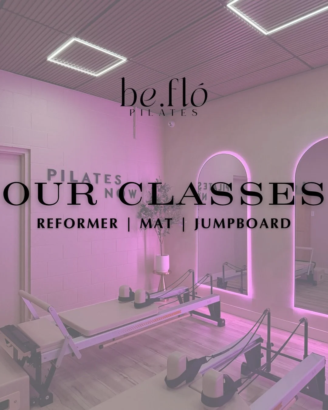 New at Be Flo Pilates? This is what we offer! 
Reformer &bull; Sculpt Mat &bull; Jumpboard ✨
Strengthen, sculpt, and move with intention through low-impact classes designed for every level. Your flow starts here! 

#beflopilates #reformerpilates #mat