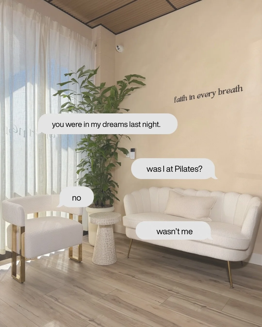 If I was in your dreams but not at Be Fl&oacute;&hellip; were you really dreaming about me? 🤭 #beflopilates #pilates #pilatesstudio