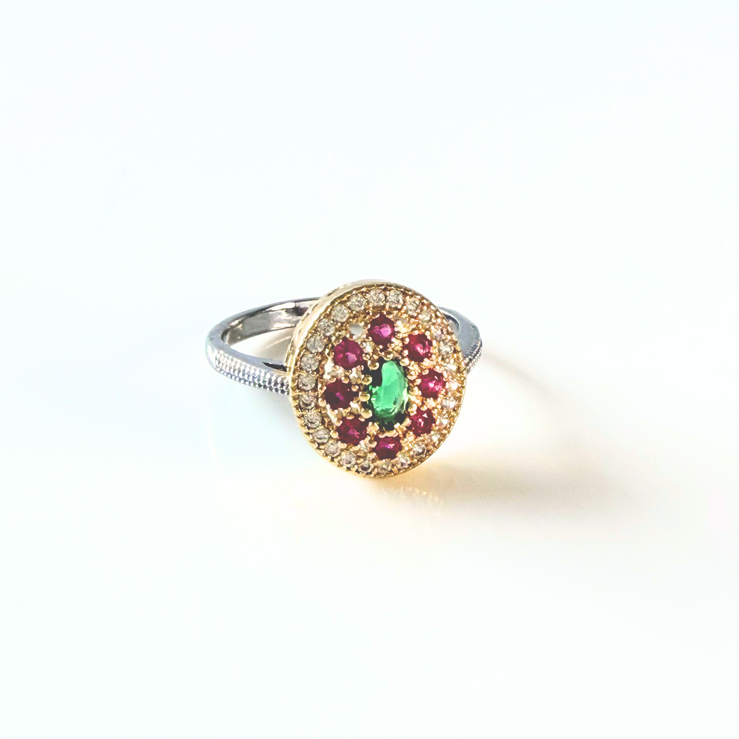 The Pistachio & Plum Ring