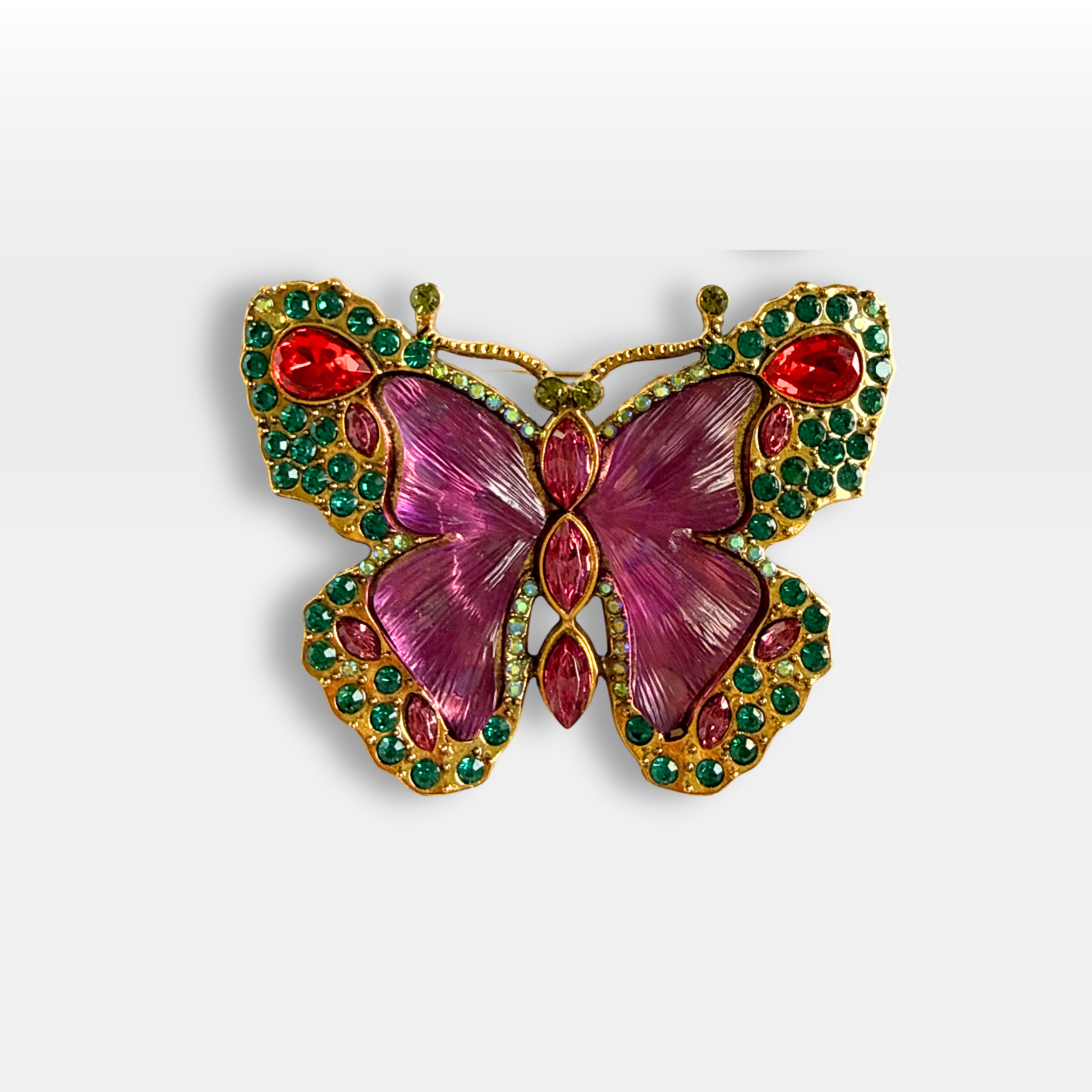 The Purple Papillon Brooch