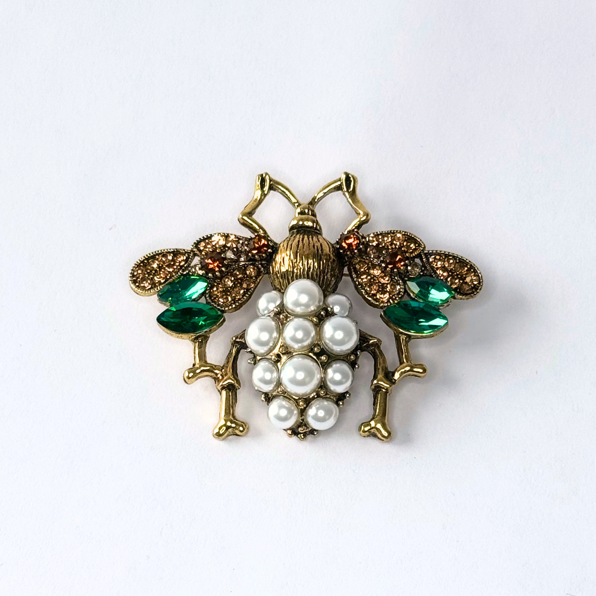 The Emerald Bumble Brooch