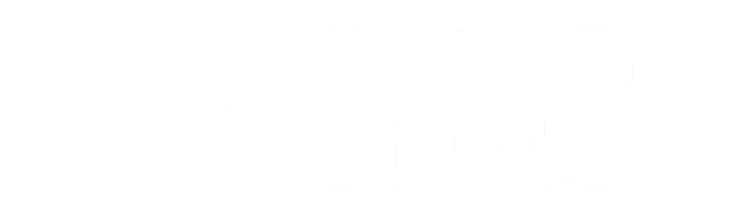Black and white logo of CBS between the letters O and CIDS.