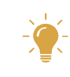 A lightbulb icon with lines radiating from it, representing a bright idea or inspiration.