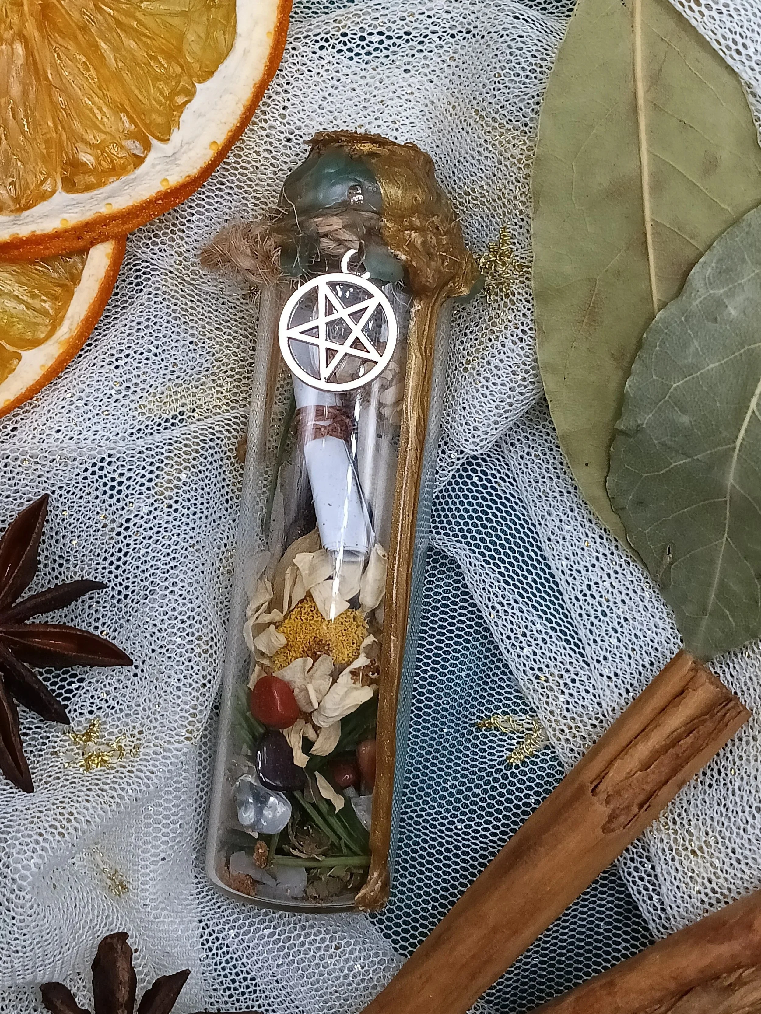 Yule Spell Bottle