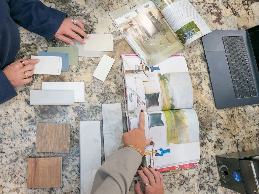 paint and materials samples