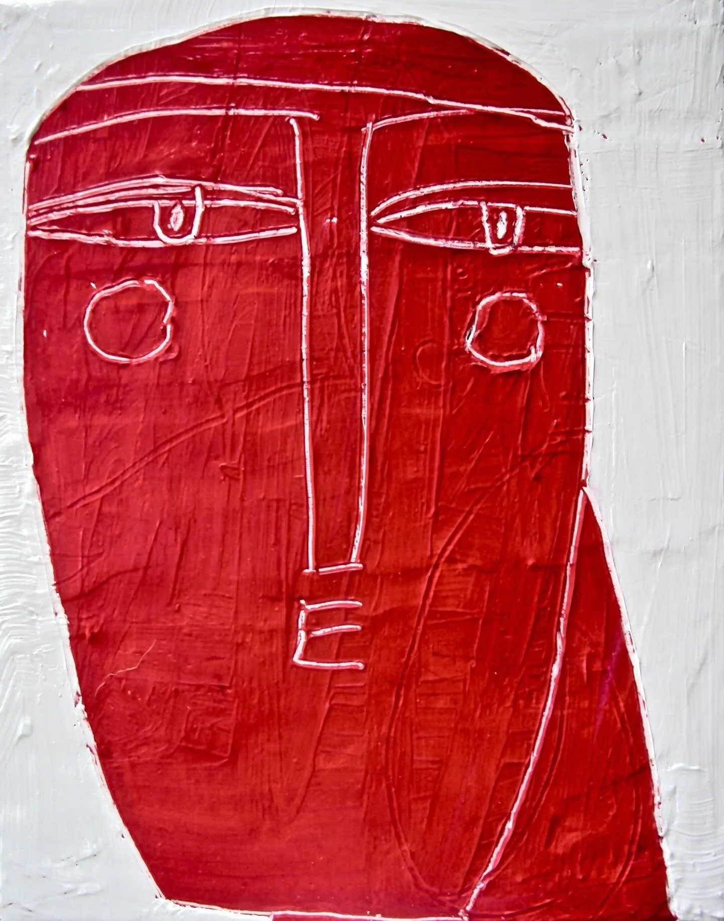 #philippelareau-vaillancourt &ldquo;Visage Rouge&rsquo; &hellip; a fun reminder for all you hearts that I will be hanging out in the CITY Wednesdays 11-6pm weekly starting this week @carrielindseystudios in Nolita. I cannot wait to see you, love you,