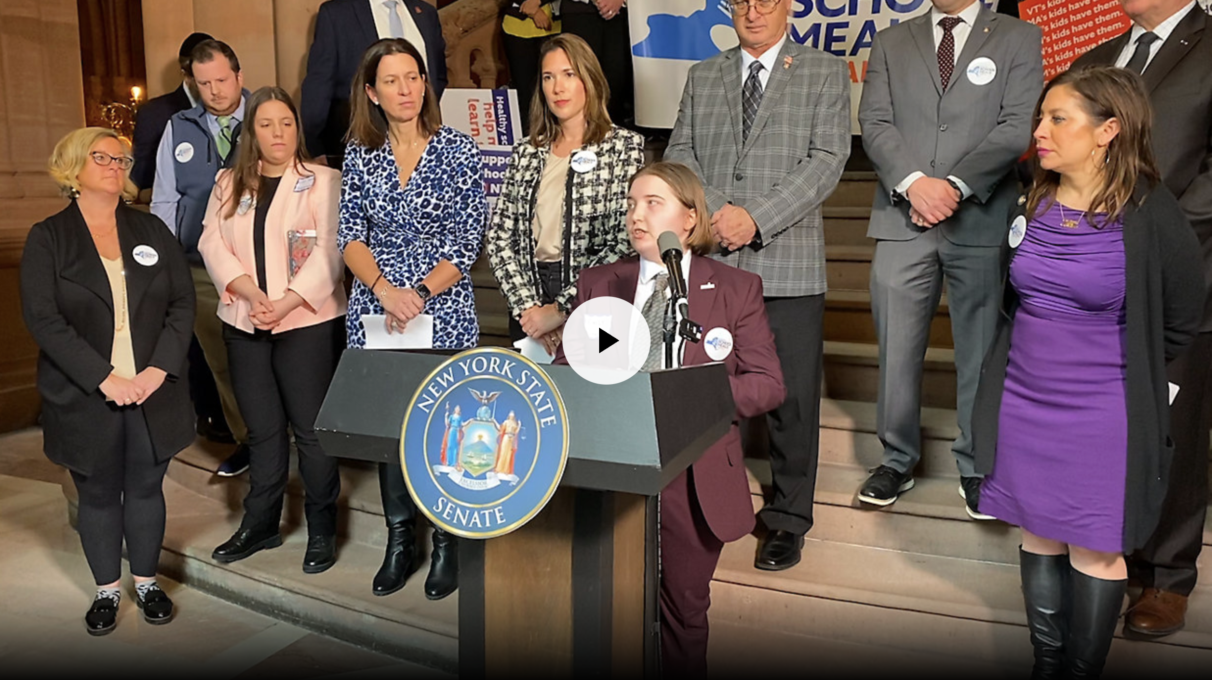 In show of bipartisan support, N.Y. lawmakers join advocates to push for universal free school meals