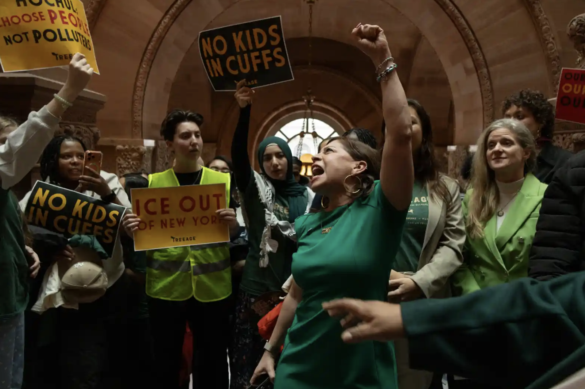 Students organize for TREEage’s 5th annual Youth Day of Action in Albany
