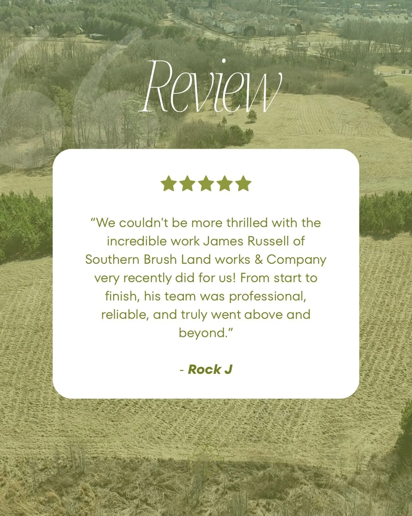 Nothing means more to us than happy customers 🙌

Huge thank you to Rock J for the incredible review! Our team recently had the opportunity to replace their roof, clear their overgrown backyard with forestry mulching, and install a brand new fence to