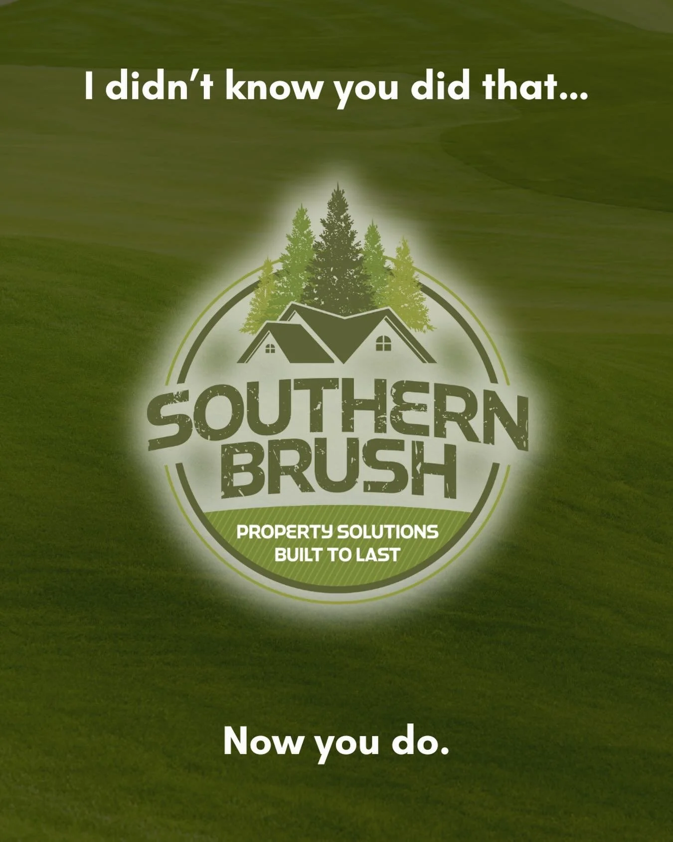 We kept hearing the same thing&hellip; &ldquo;I didn&rsquo;t know you did that.&rdquo; So we&rsquo;re making it simple. Southern Brush is your go-to for Total Property Solutions 💪 

From the small things to the big projects: we&rsquo;ve built this b