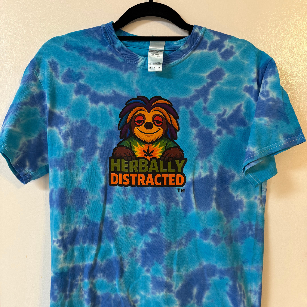 Ziggy™ – Funny Sloth Tie Die Graphic T-Shirt | “Stay Groovy”