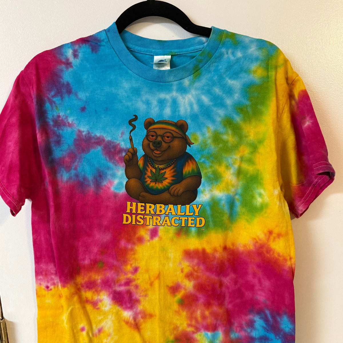 Jerry Bearcia™ – Funny Graphic Tie Dye T-Shirt | The Ripple Rider