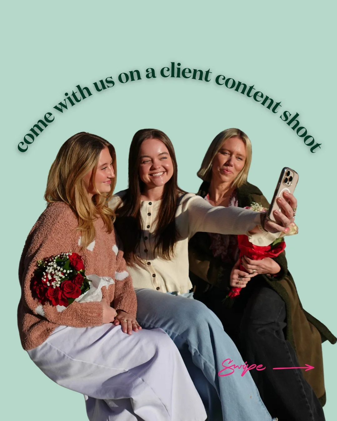 Content shoot days = our favorite days 📸✨⁠
⁠
There's nothing better than when we get to visit one of our amazing clients and use our photographic magic to show ALL of their best angles! 💖🤩