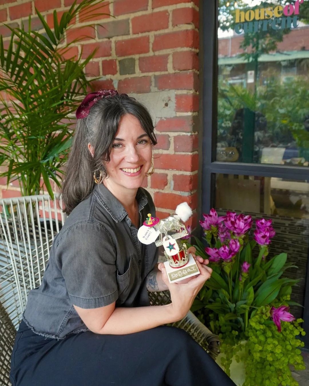 Our patio flowers are blooming and July's new GOAT is crowned &mdash; both are beautiful, but only one is named @studioserafica! 🌺 From her impeccable creative eye to her expertise in managing photoshoots, her runway-worthy outfits and winning smile
