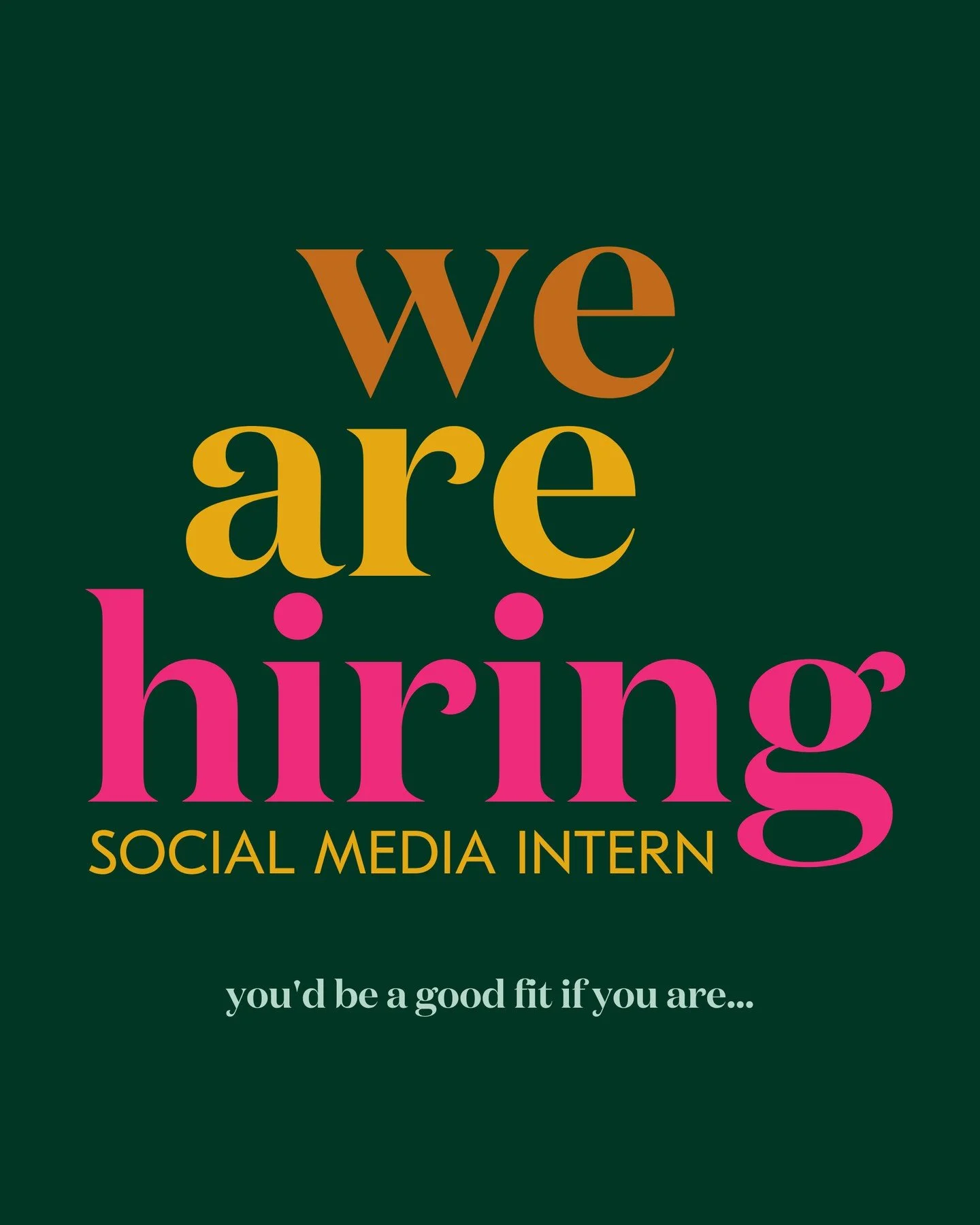 You're social, you're skilled, and you're ready for the next step. Have we got a paid position for you! We're looking for our next Social Media Intern, which means we're looking for someone who doesn't just have social media, but who knows social med