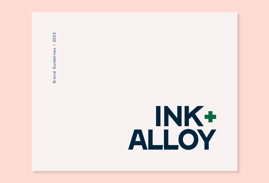 brand guidelines for ink + alloy