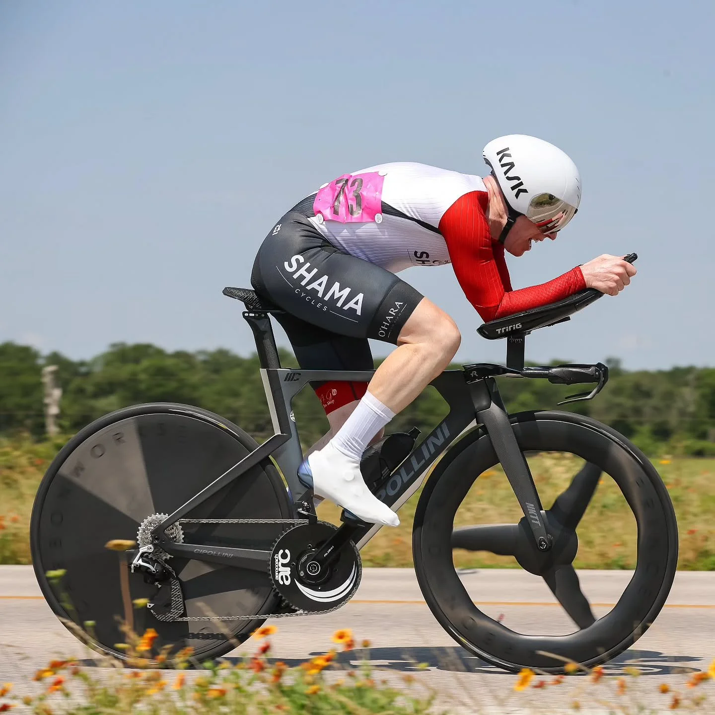 Congrats to our athlete, Euan Mackay (@shamaracing), who claimed the Texas State Time Trial Championship in the Men's 55-59 40km last weekend; winning in 55:24 and 6+ minutes ahead of 2nd place! A true "Flying Scotsman" 🏴󠁧󠁢󠁳󠁣󠁴󠁿 😉! 
