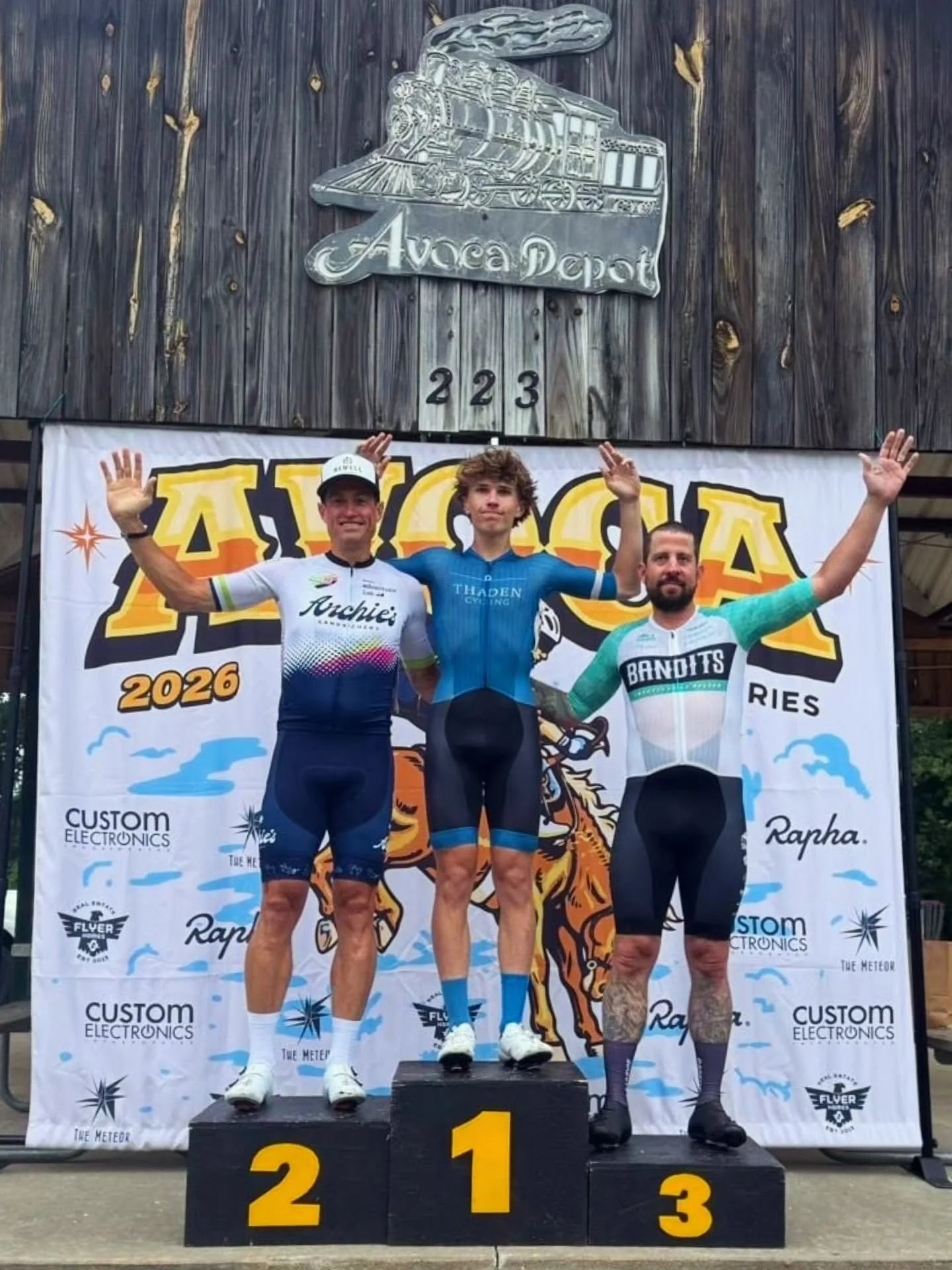 Two podiums for our athletes yesterday @avoca_racing Series! A 2nd place for Chris Pape @papefinancial (B's) and a 3rd place for McKenzie Mathews @mckenzie_mathews (A's), respectively! 

#rothetraining #avocaraceseries #cycling #trusttheprocess #avoc