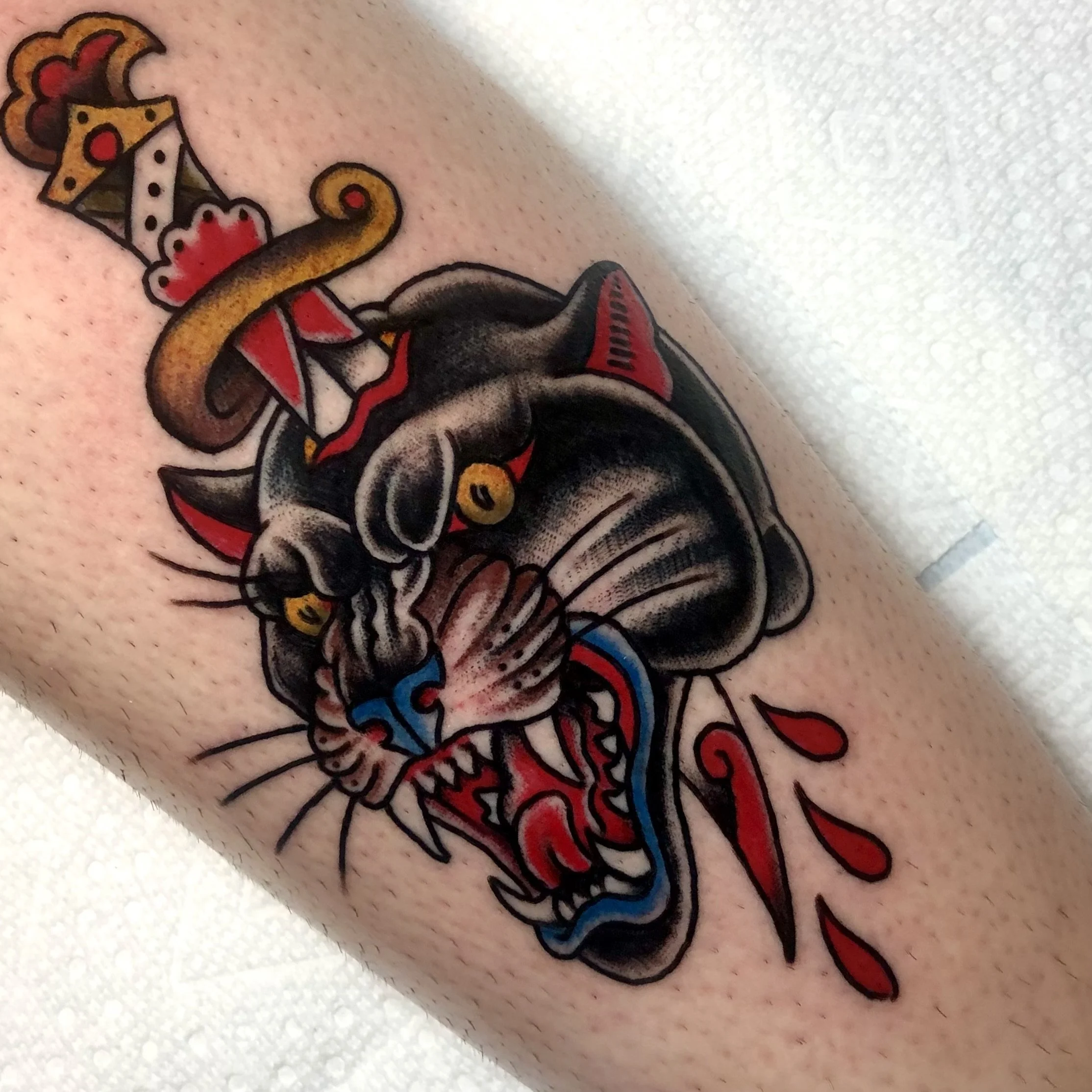 Trad Panther with Dagger