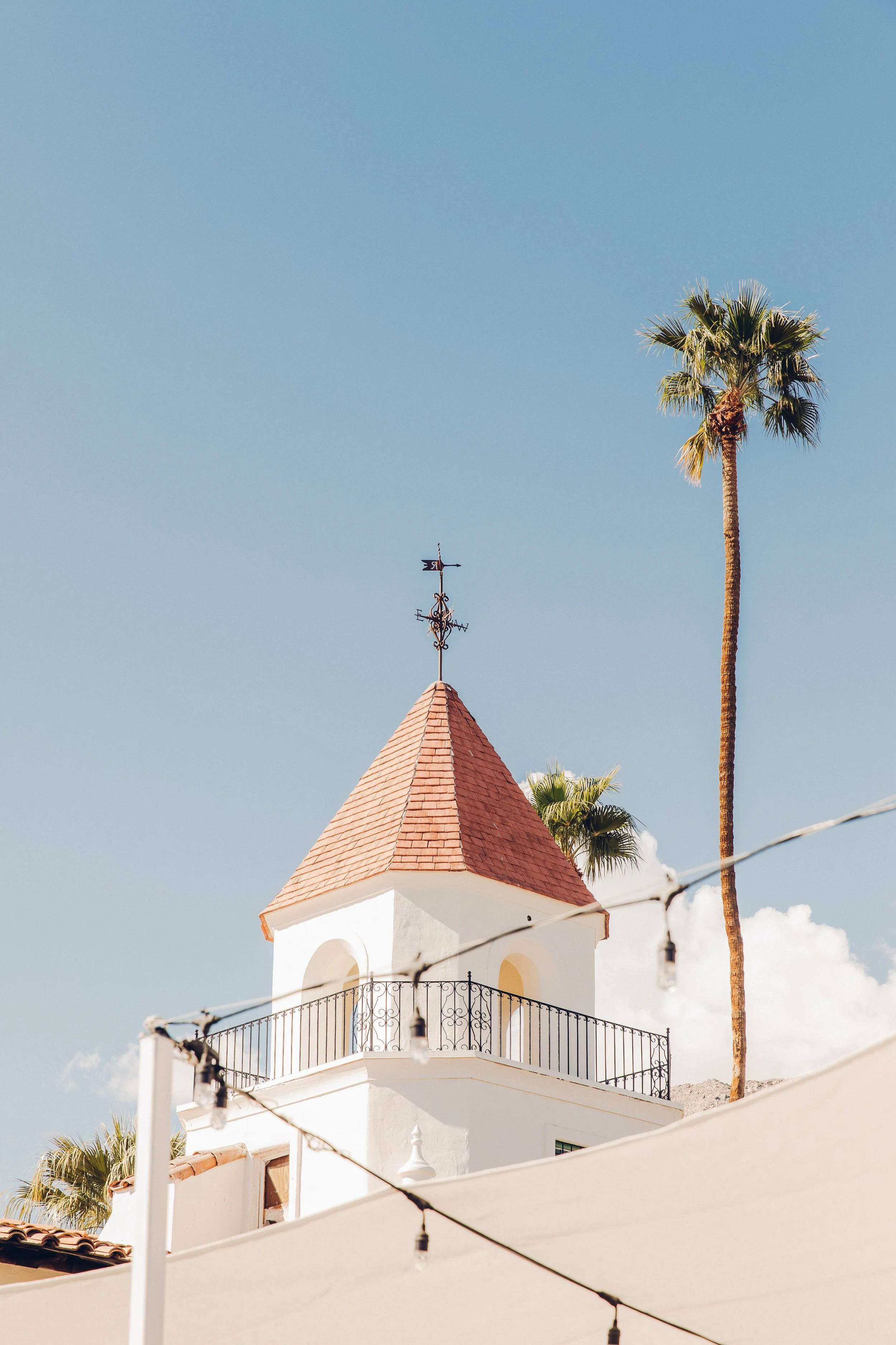 Event venue exterior Palm Springs Workshop Kitchen catering location