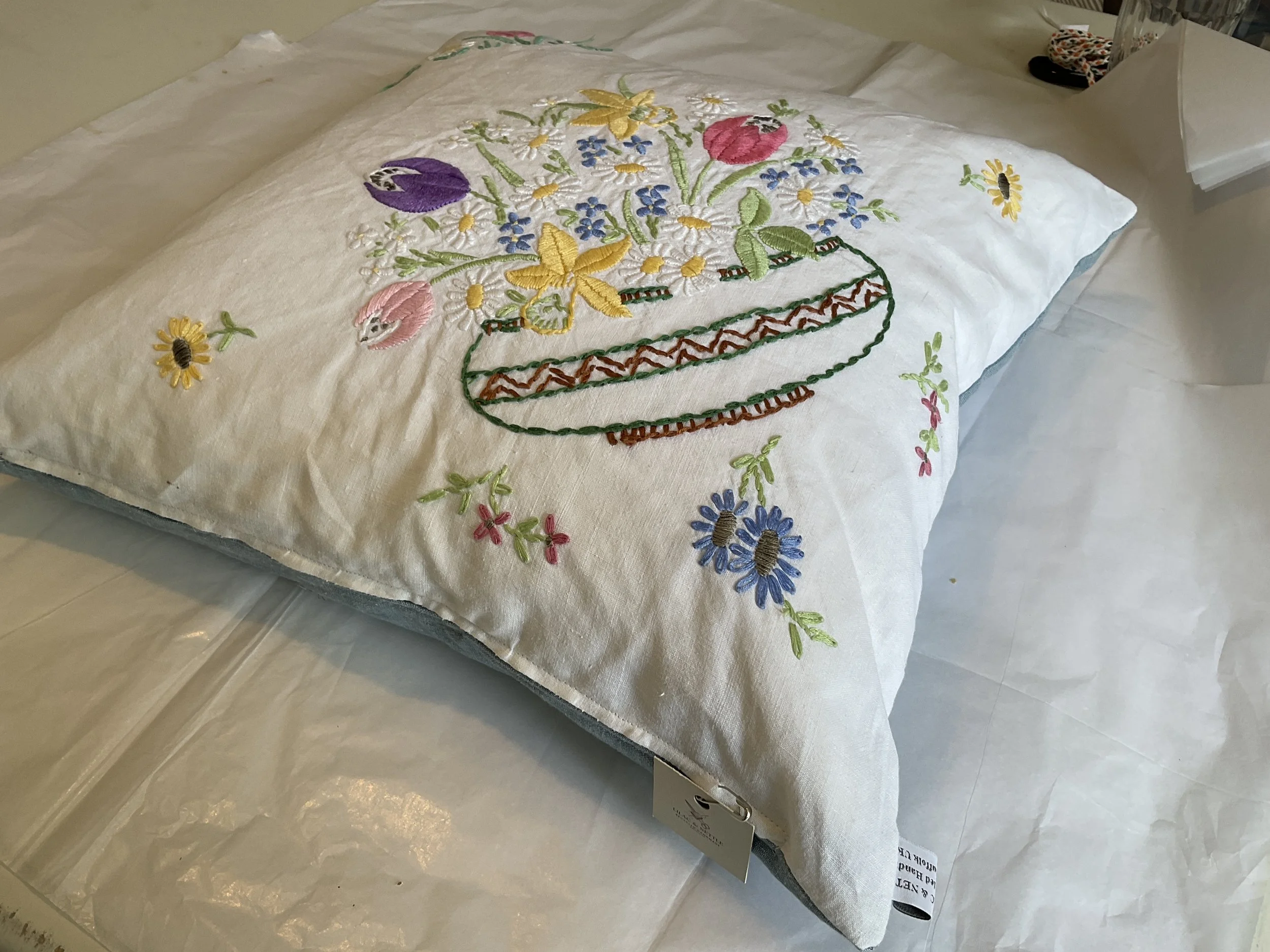 Flowers in a Vase cushion 2