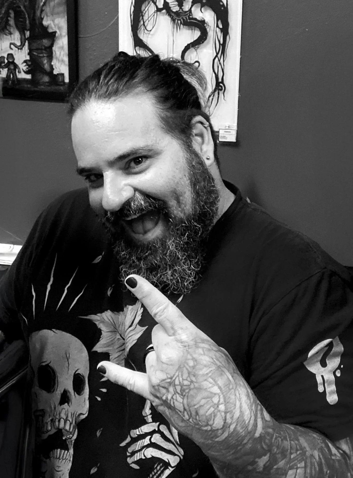Will Pigg, tattoo artist at Rogues Tattoo