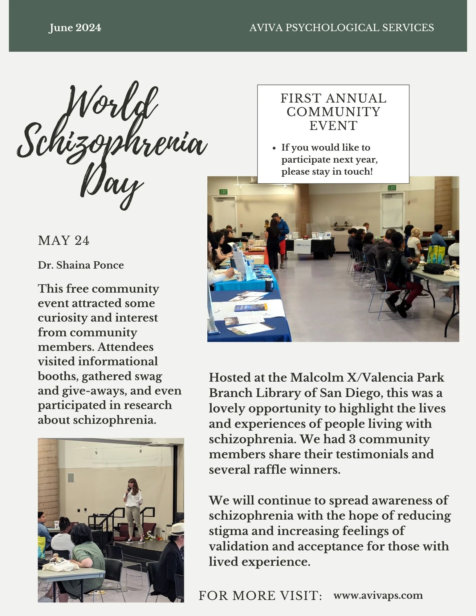 Image of World Schizophrenia Day event recap