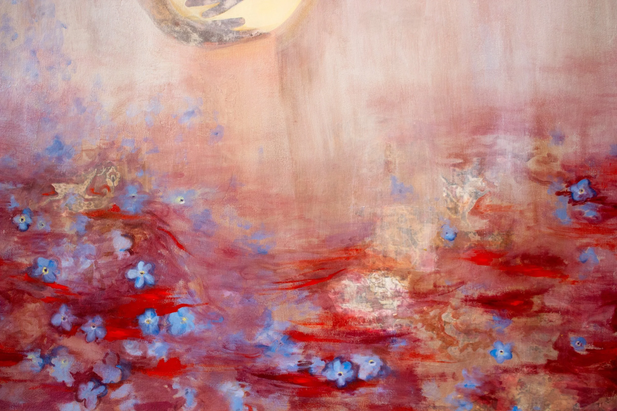   The Stars Only Know of the Moon's Cast Light   (detail)