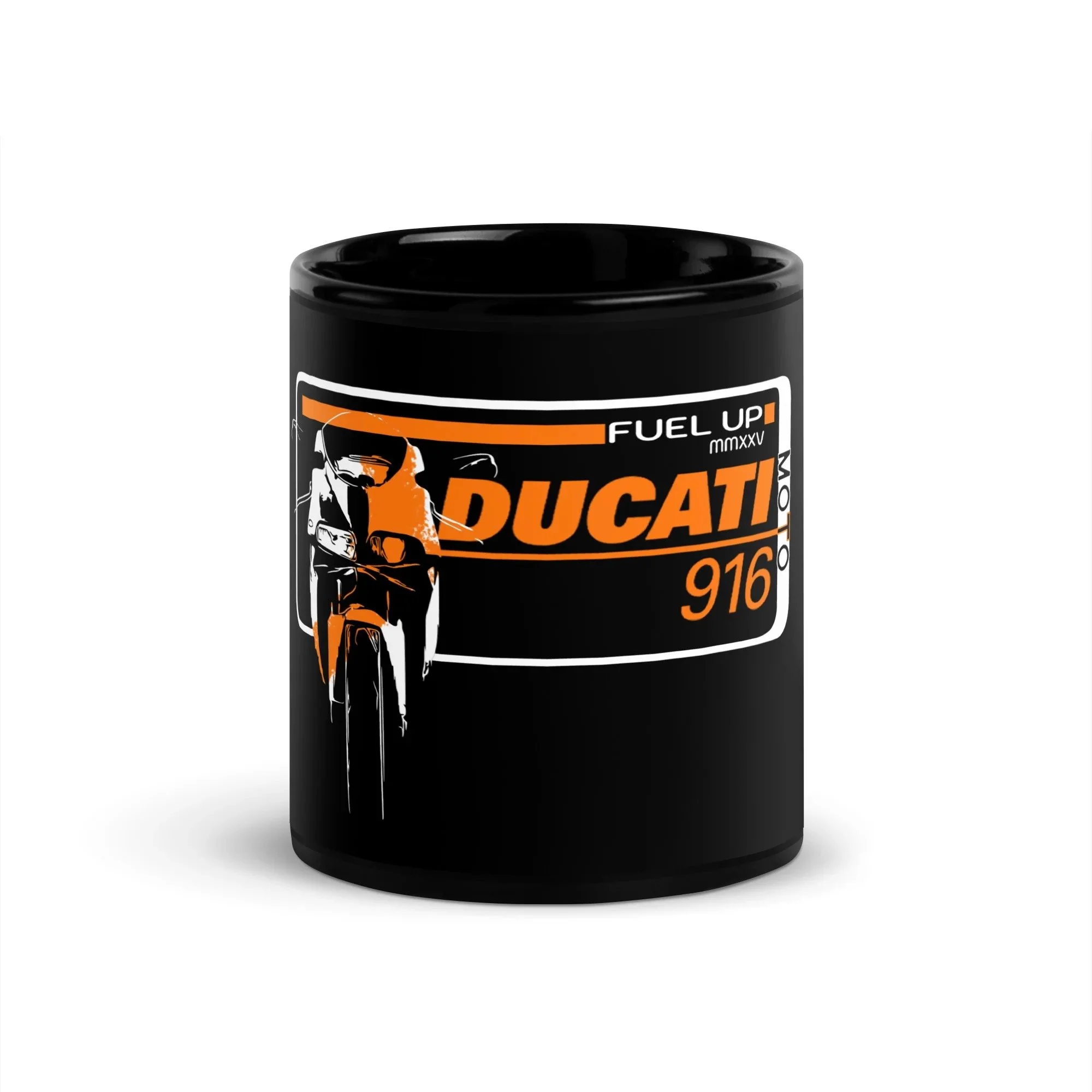 Ducati 916 Coffee Mug — Fuel Up Chronicles Edition