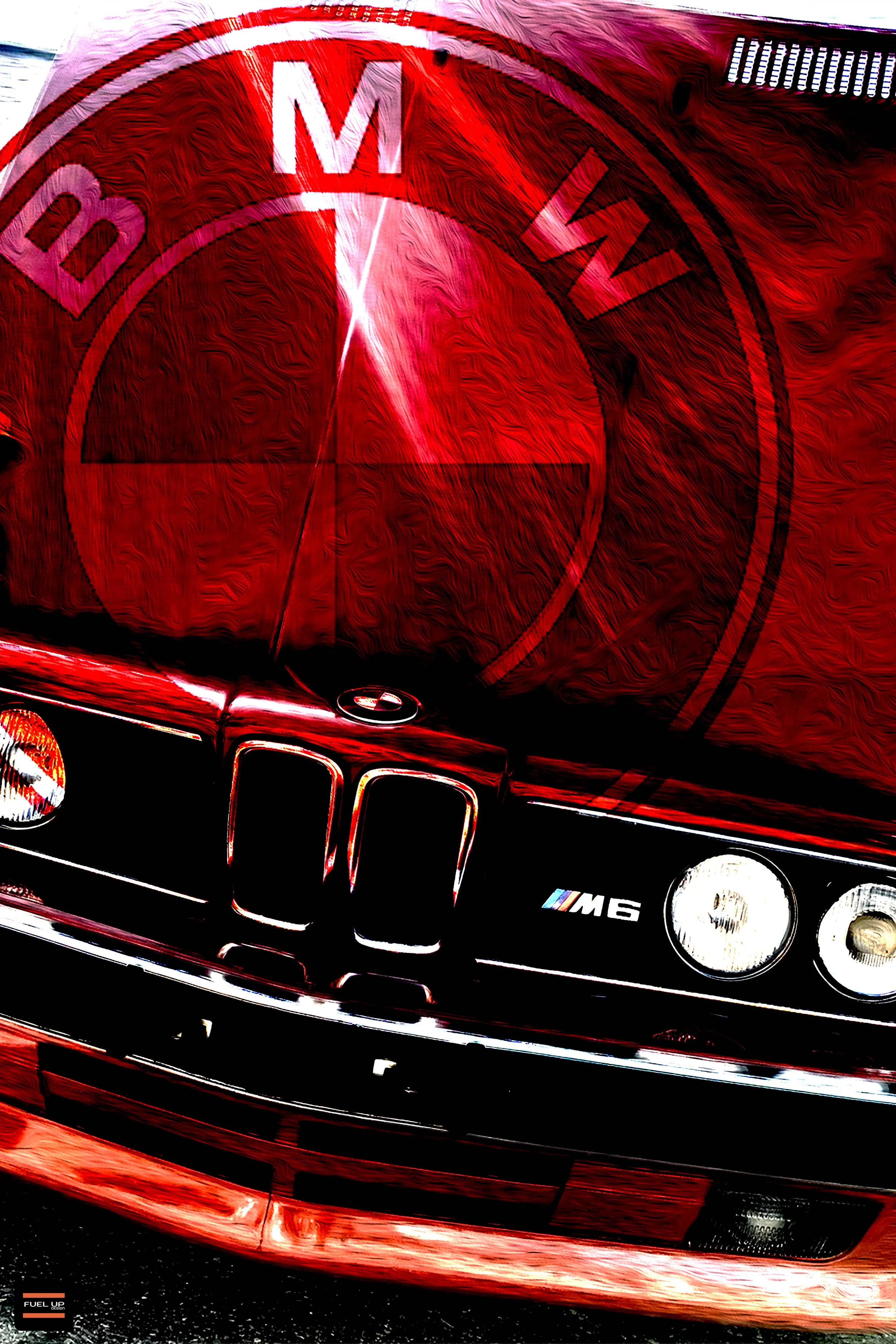 BMW M6 (E24) Metal Print | Fuel Up Design