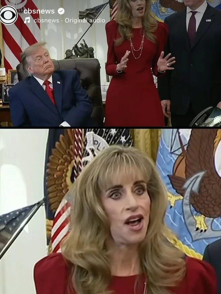 1. This is absolutely the most terrifying thing I&rsquo;ve ever seen in my life
2. Why does trump look at her like every bearded dragon I&rsquo;ve ever seen in my life?