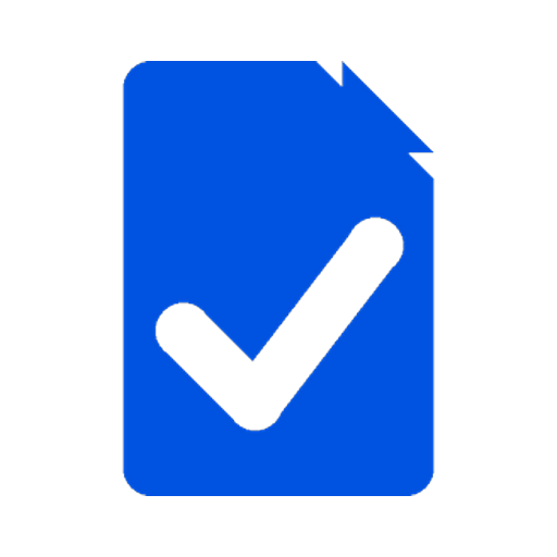 Checked document icon