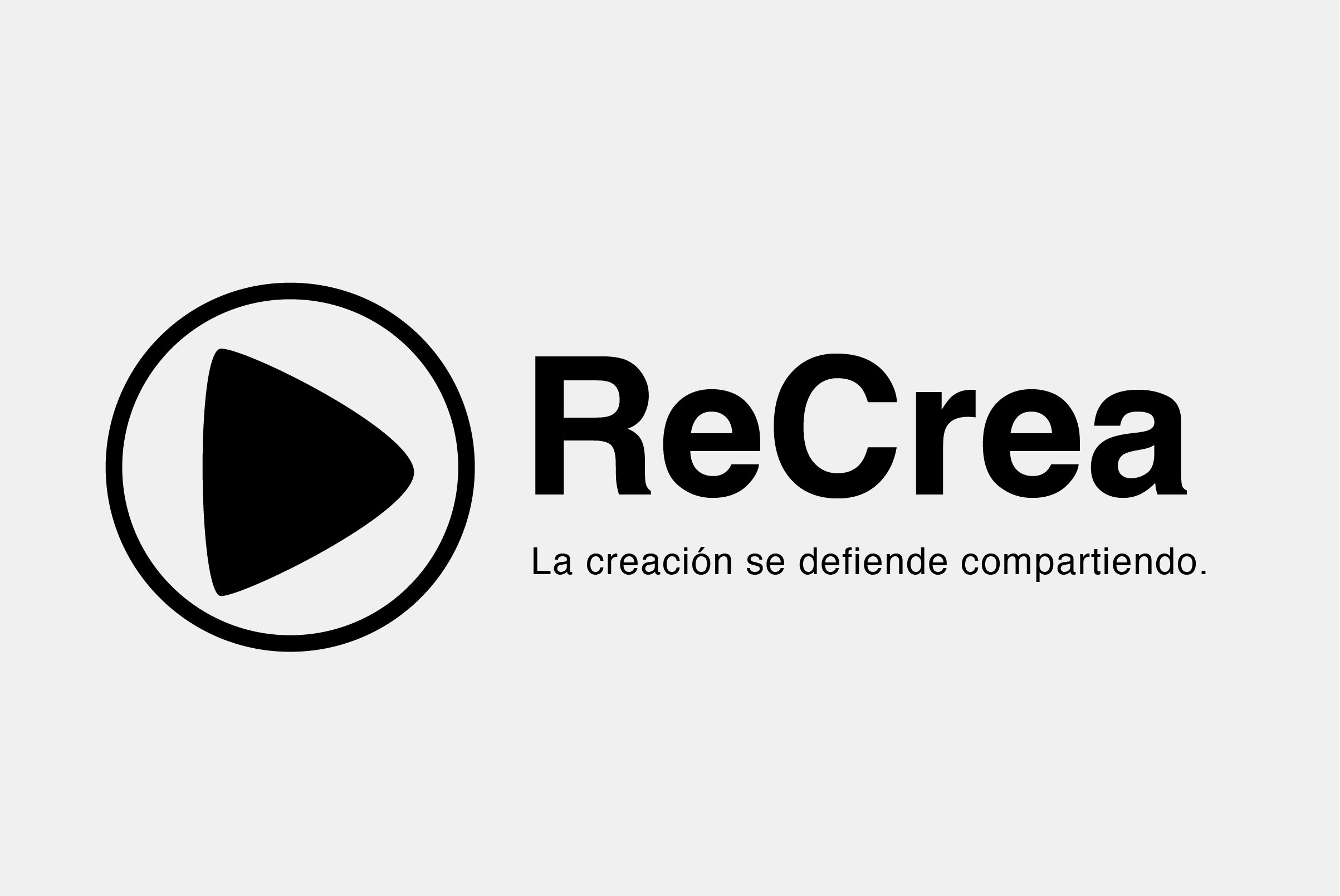 Logo for ReCrea, Colombian digital artists advocacy collective