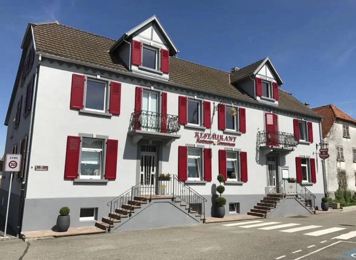 Le restaurant "a la couronne Hartmann-Zimmerman" à Carspach